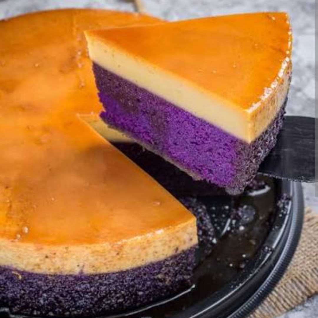 UBE CUSTARD ROUND CAKE