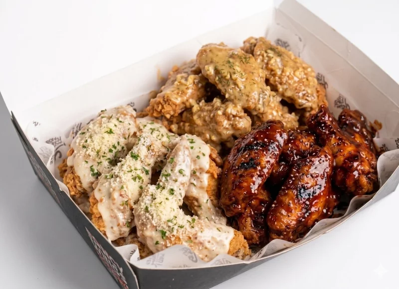 Wings Only 36pcs (3 Flavors)