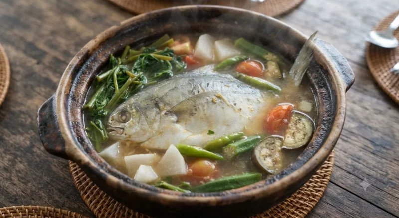 Sinigang na Pompano (good for 4)